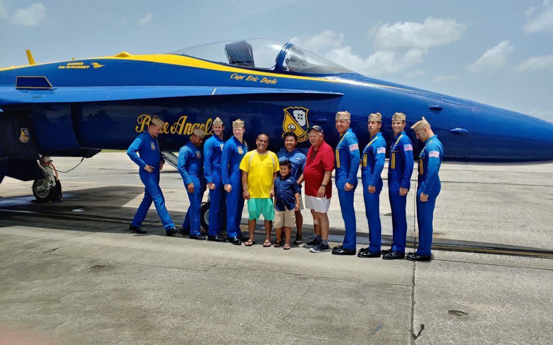 The Blue Angels help grant a wish